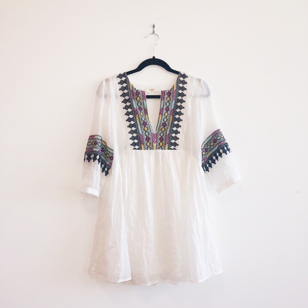 Ba&sh babydoll white dress!